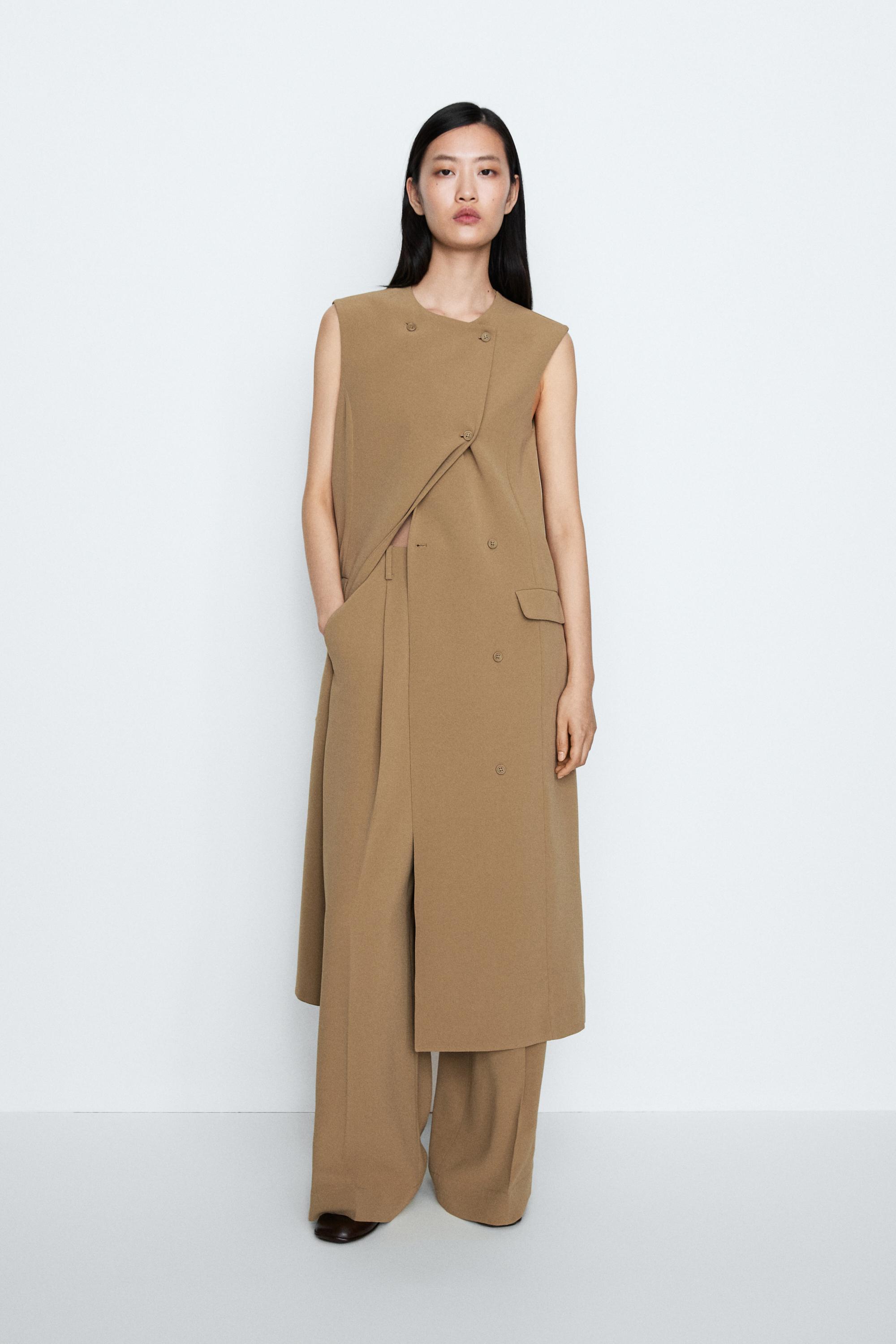 Flowing wide-leg darted pants - STUDIO